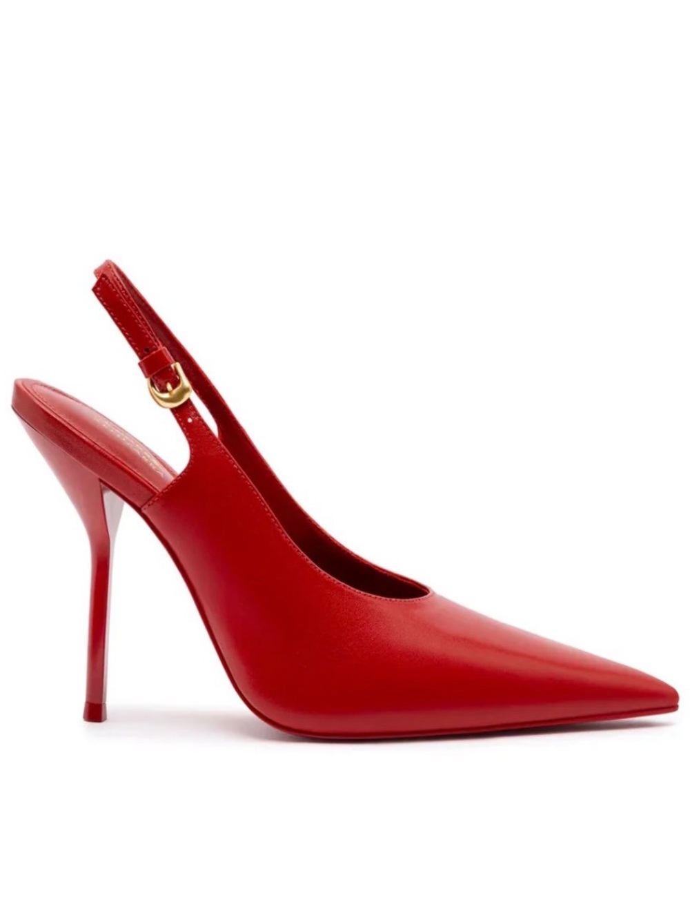 Larroude x Altuzarra Blood Red Slingback Pump
